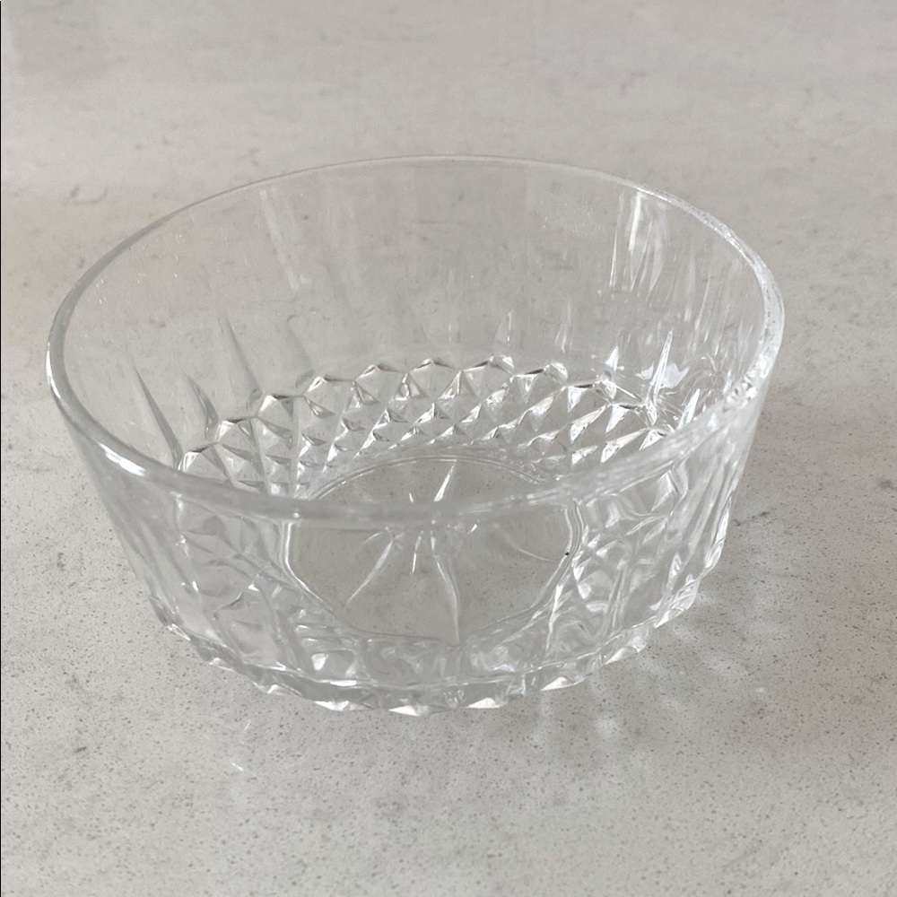 Elegant Clear Glass Bowl